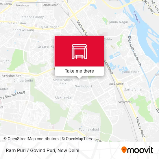 Ram Puri / Govind Puri map