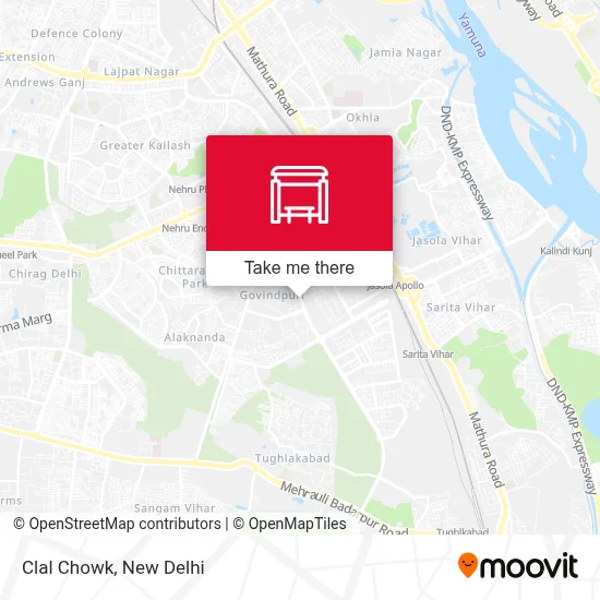 Clal Chowk map