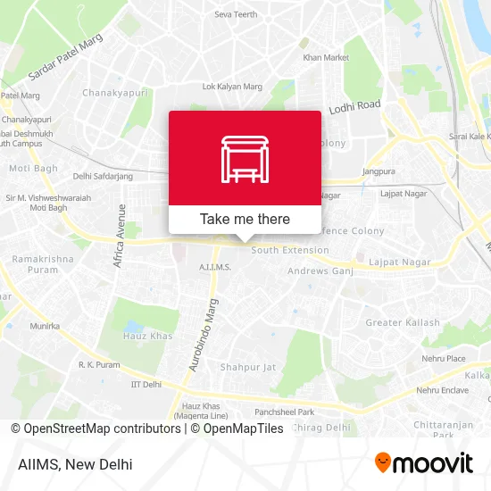 AIIMS map