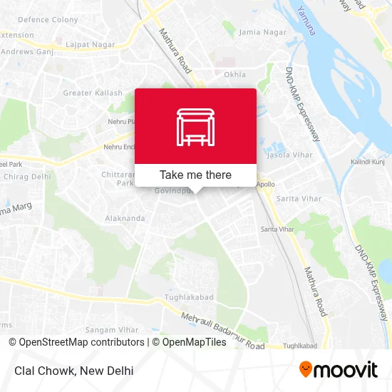 Clal Chowk map