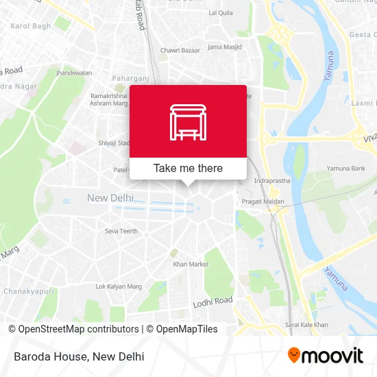 Baroda House map