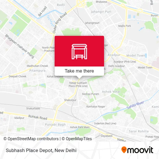 Subhash Place Depot map