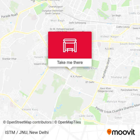 ISTM / JNU map
