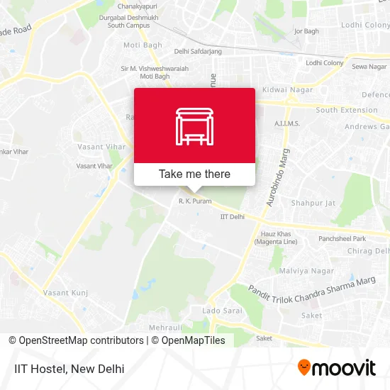 IIT Hostel map