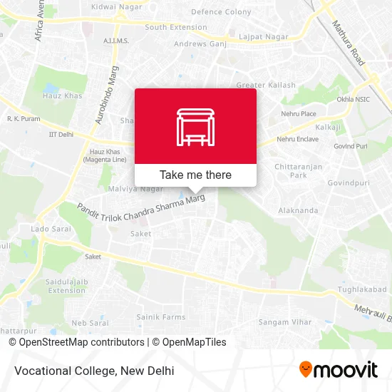 Vocational College map
