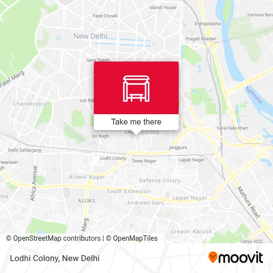 Lodhi Colony map