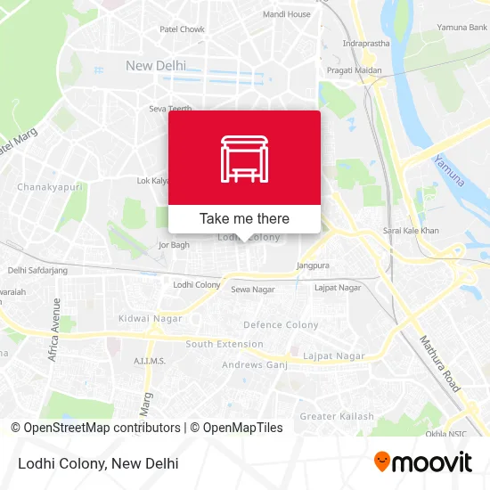 Lodhi Colony map