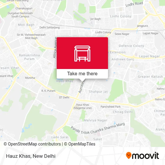 Hauz Khas map