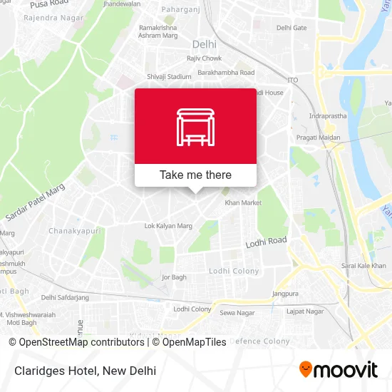Claridges Hotel map