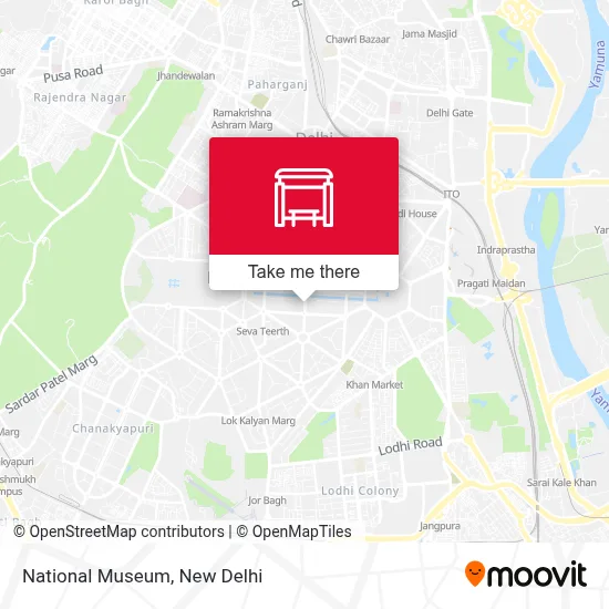 National Museum map