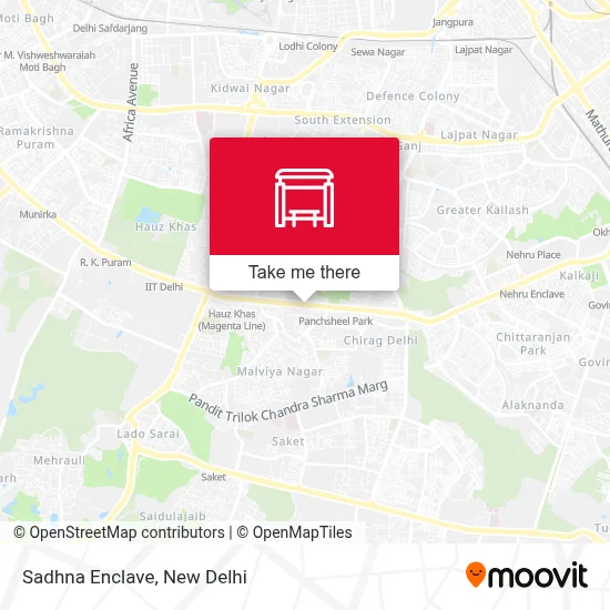 Sadhna Enclave map
