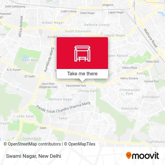 Swami Nagar map
