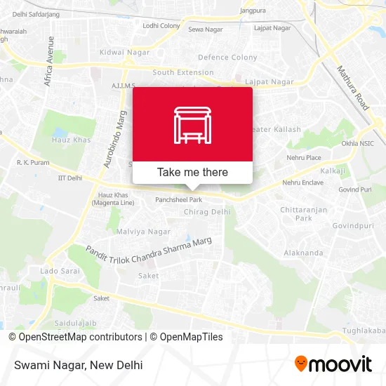 Swami Nagar map