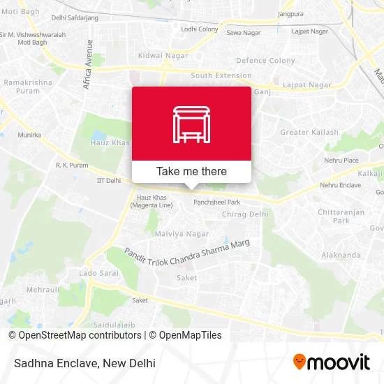 Sadhna Enclave map