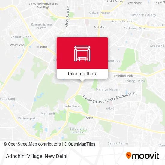Adhchini Village map
