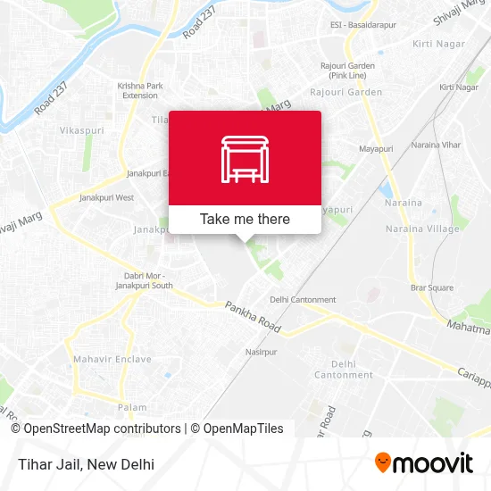 Tihar Jail map