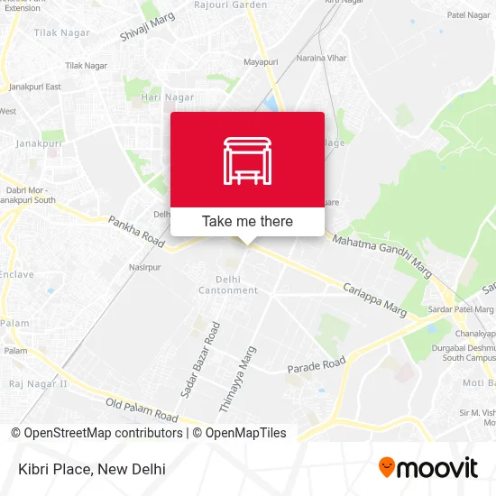 Kibri Place map