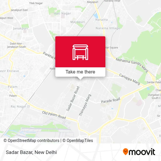 Sadar Bazar map