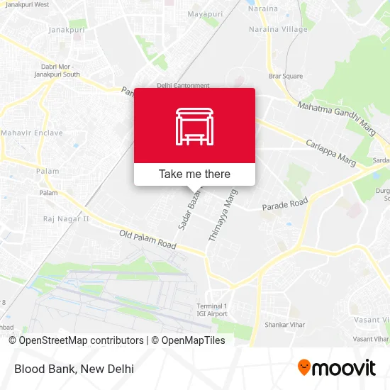Blood Bank map