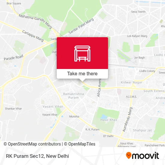 RK Puram Sec12 map