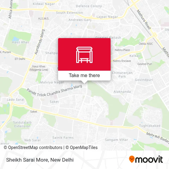 Sheikh Sarai More map