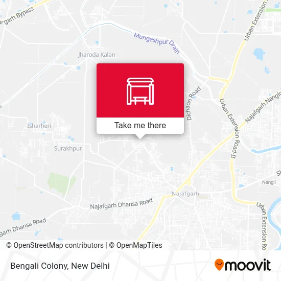 Bangali Colony map
