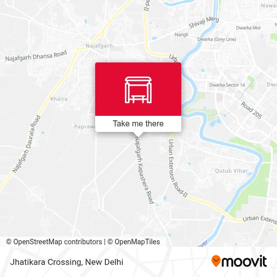 Jhatikara Crossing map