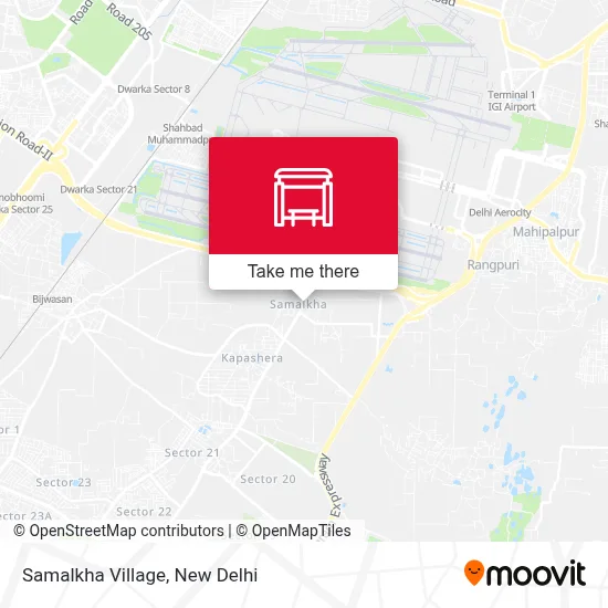 Samalkha Village map