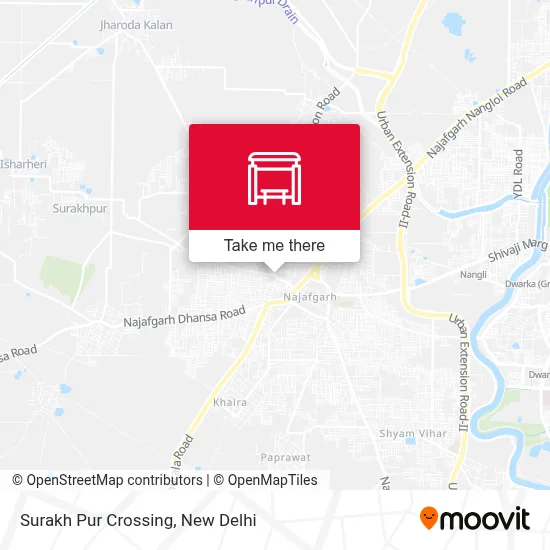 Surakh Pur Crossing map