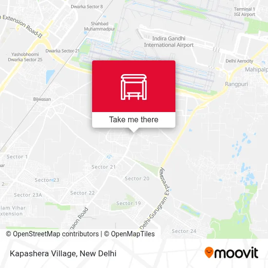 Kapashera Village map