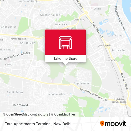 Tara Apartments Terminal map