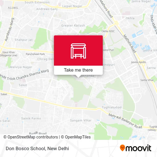 Don Basco School map