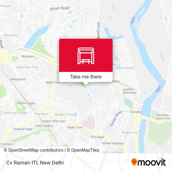 Cv Raman ITI map