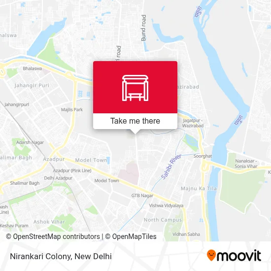 Nirankari Colony map