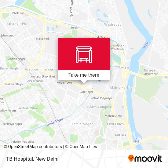 TB Hospital map