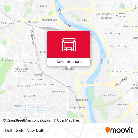Delhi Gate map