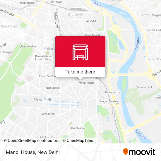 Mandi House map