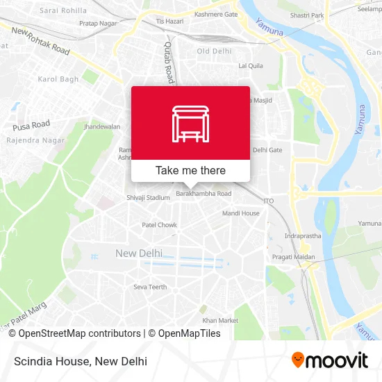 Scindia House map