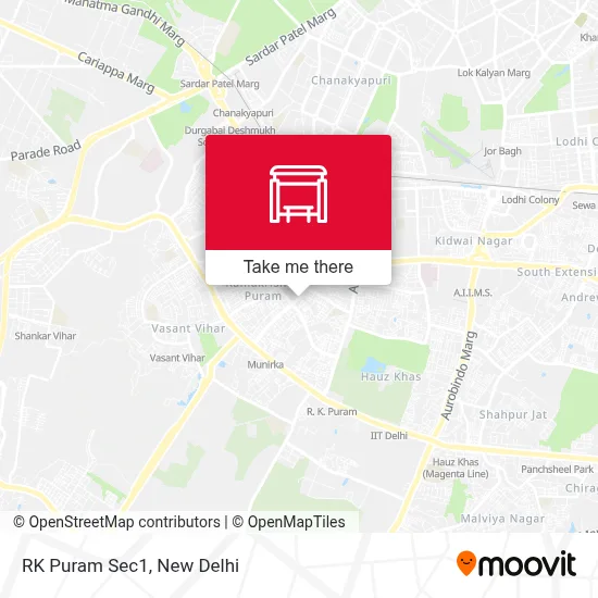 RK Puram Sec1 map