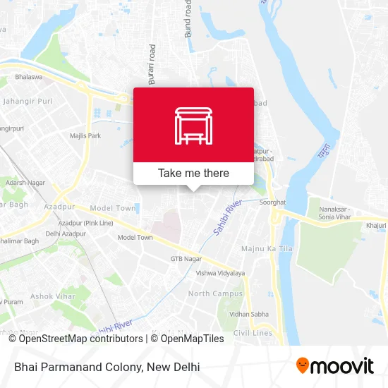 Bhai Parmanand Colony map