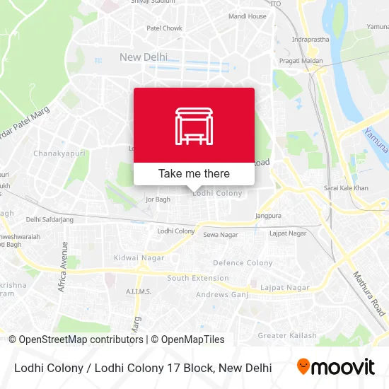Lodhi Colony / Lodhi Colony 17 Block map