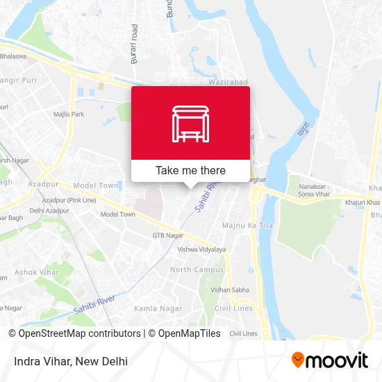 Indra Vihar map