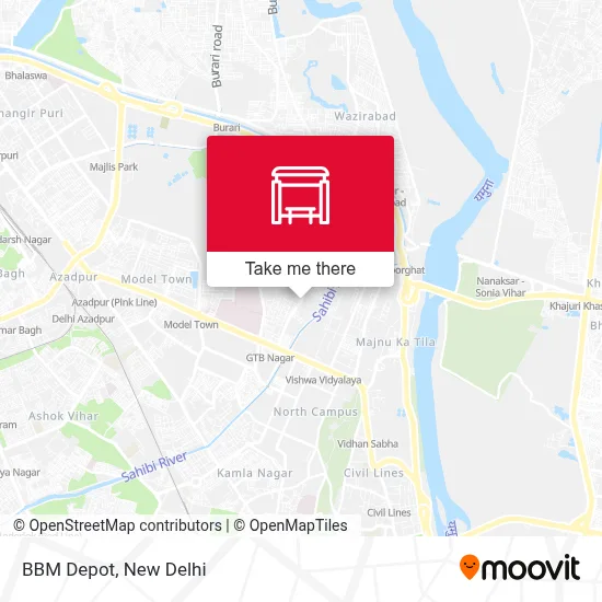 BBM  Depot map
