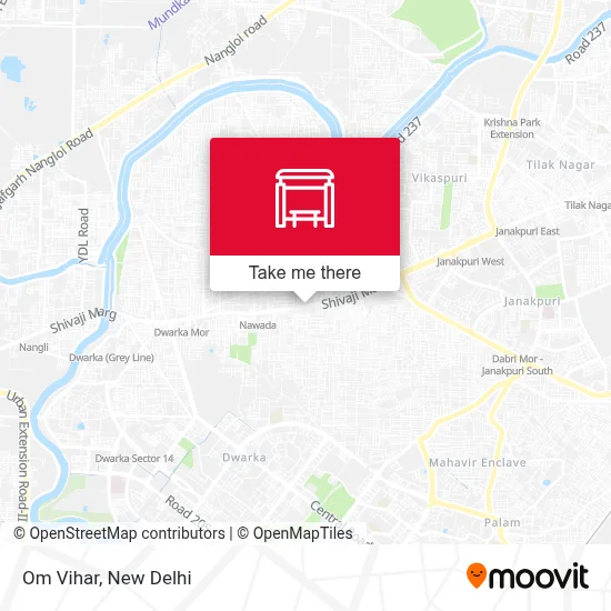 Om Vihar map