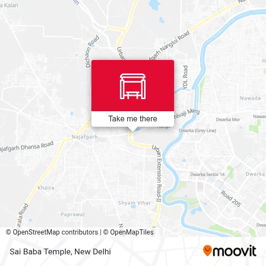 Sai Baba Mandir map