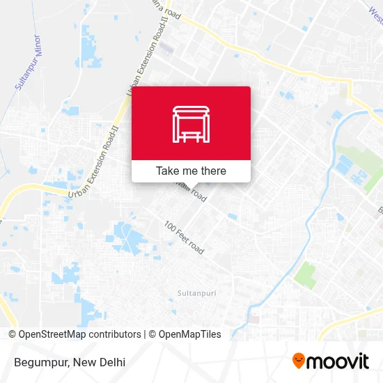 Begumpur map