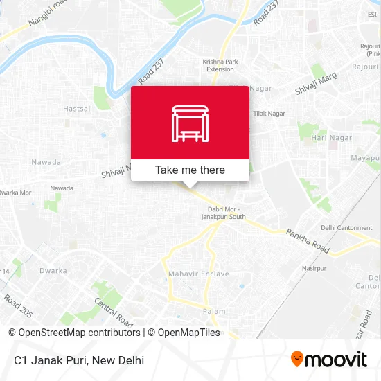 C1 Janak Puri map