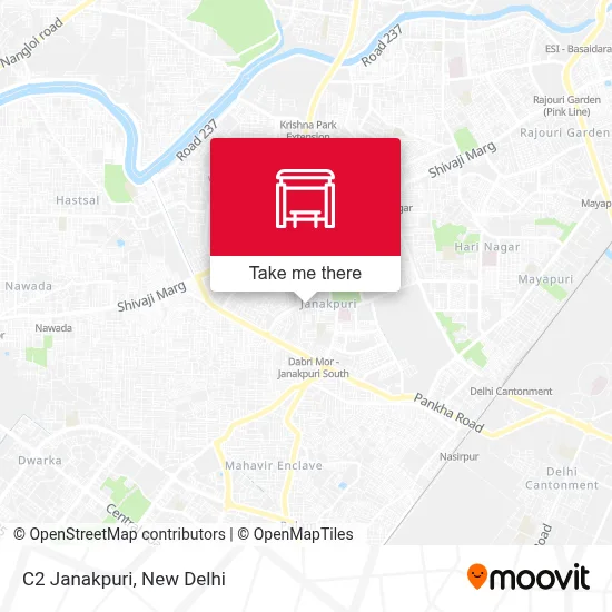 C2 Janakpuri map