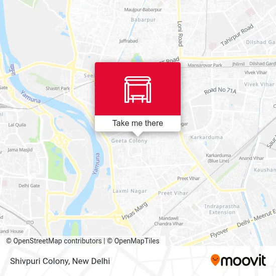 Shivpuri Colony map