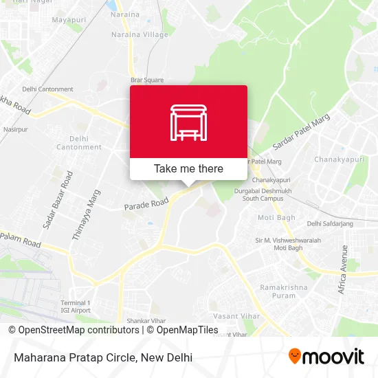 Maharana Pratap Chowk map